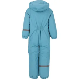 ZigZag Schneeoverall "Vally", Mädchen, Gr. 116, EURO-Größen, blau (hellblau), 100% Polyester, lang, ohne Ausschnitt, Overalls, mit wasser- und winddichter TPU-Membran