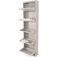 Spinder Design Schuhschrank, Metall, Breite 50 cm grau