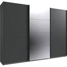WIMEX Schiebetürenschrank Mugano 270 x 208 x 65 cm Schwarz