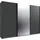 WIMEX Schiebetürenschrank Mugano 270 x 208 x 65 cm Schwarz