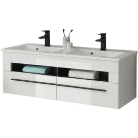 furn.design Doppelwaschtisch 120 x 43 cm