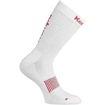 Kempa Logo Classic Socken weiß/rot 31-35
