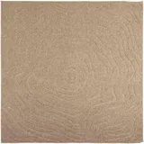 vidaXL Bereichsteppiche Moiré AGIRA Natur 200 x 200 cm Polyester