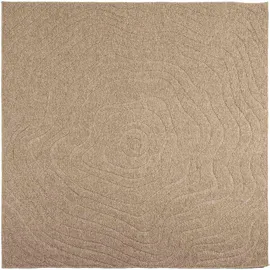 vidaXL Bereichsteppiche Moiré AGIRA Natur 200 x 200 cm Polyester