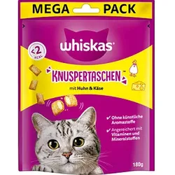 whiskas® Katzen-Leckerli Knuspertaschen mit Huhn und Käse 180,0 g