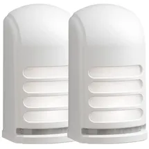 Konstsmide 2er Set LED Außenleuchte mit Bewegungsmelder, Gartenlampe, Wandleuchte, Batterie