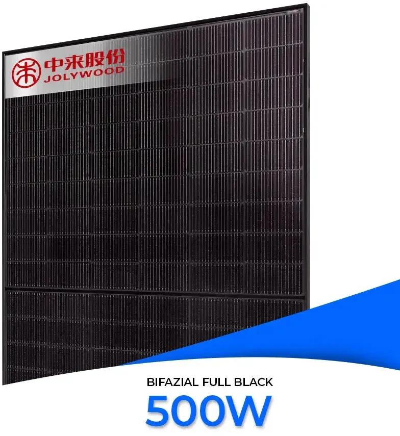 Jolywood JW-HD108N-R2 500W Bifazial Glas-Glas Full Black Modul Einzelmodul - Einzelmodul