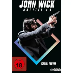 John Wick - Kapitel 1-4  [4 DVDs]