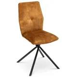 Stuhl Santa Rosa Stoff Gold