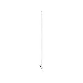 Kerkmann Abschlusssäule Stahl 55 x 45 x 1750 mm Silber