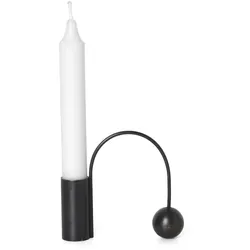 Ferm Living - Kerzenhalter Balance, schwarz