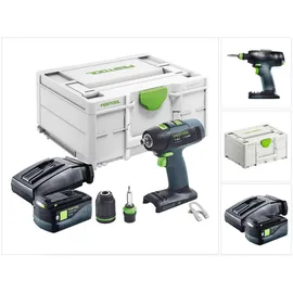 Festool T 18+3 Basic inkl. 1 x 5,0 Ah + Ladegerät + Systainer