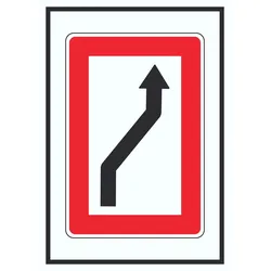 Wechsel auf die Fahrwasserseite Steuerbordseite  Symbol A1 (594x841mm)