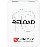 SKROSS RELOAD 10 - Powerbank 10000 mAh 2x USB-A, Weiß
