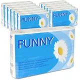 Funny AG-068 Küchenrolle, 3-Lagig, 50 Blatt Pro Rolle, Hochweiß (48-Er Pack)
