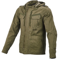 Macna Combat Motorrad Textiljacke, grün, Größe 3XL für Männer