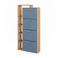 Vichy Vicco Schuhkipper Orlando, Goldkraft Eiche/Blau, 80 x 166.1