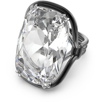 Swarovski Harmonia Ring, Übergroßer Kristall, Weiss, Metallmix