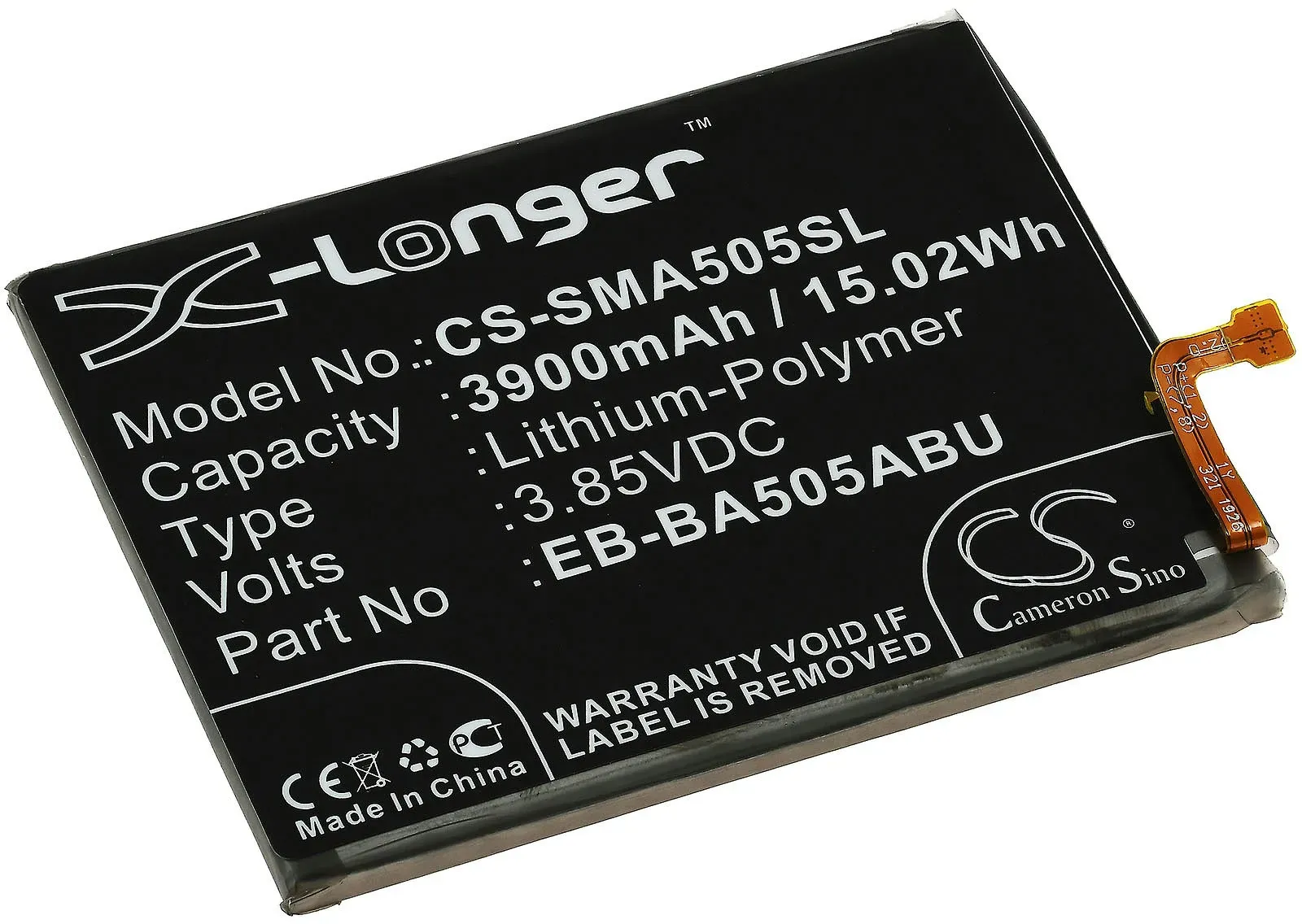 Powery Akku für Handy, Smartphone Samsung SM-A505FM/DS / SM-A505FN/DS