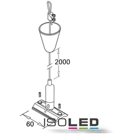 ISOLED Seilabhängung