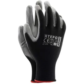 OEM Reis Rtepobs8 Schutzhandschuhe, Schwarz-Grau, 8