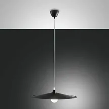 Fabas Luce Kasa 1-flg. Ø500 mm schwarz Metall