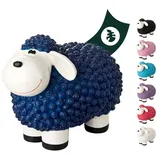 VERDOBA Gartenfigur Bunte Mini Schafe Gartenfiguren, Polyresin blau