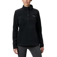 Columbia Benton Springs 1/2 Snap Pullover, Fleece Pullover für Damen, Black, Größe XXL