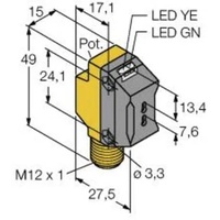 Turck Lichtleitersensor QS18VP6FPQ8 3066468 1St.