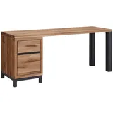 Massivmoebel24 Schreibtisch Wildeiche 180x55x76 geölt