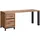 Massivmoebel24 Schreibtisch Wildeiche 180x55x76 geölt