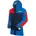Jacket navy blue/royal blue/bright red M