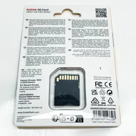 Kodak SDXC 128GB Class 10 UHS-I U3