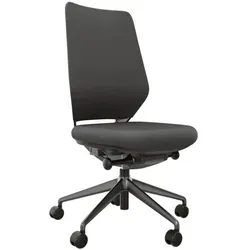 fm Büromöbel Bürostuhl »Asiento« ohne Armlehnen Komfort grau
