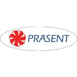 PRÄSENT Organzaband Draht 40mm-25m weiß 6074025-001 Four Seasons