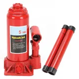 sports flyfree Hydraulischer Wagenheber, Hydraulischer Wagenheber, Hydraulischer Flaschenheber, Wagenheber für Autos, Lieferwagen, Boote, Lastwagen, Wohnwagen (5T)