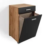 Vicco Badschrank Matteo Anthrazit/Goldkraft Eiche 50 x 79 cm
