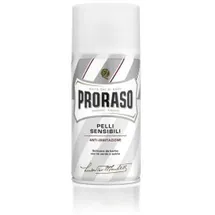 Proraso White Shaving Foam 50ml - Pelli Sensibili Anti-Irritazione Rasierschaum, 1er Pack (1 x 50 ml)