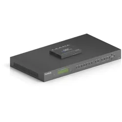 PureTools - Scaler Matrix 6x2, 4K, 3-Level MIC, Audio Matrix, Verstärker, HDMI & HDBaseT Ausgänge