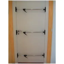 Glück Türspanner Metall 65-110 weiß