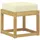 vidaXL Hocker Bank 43 x 43 x 45 cm Weiß