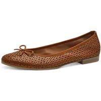 TAMARIS Da.-Ballerina für Damen, braun, Gr. 37 EU