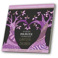 Media Verlag Malblock für Erwachsene mit CD: Gartenzauber: