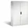 C+P Werkzeugschrank mit Drehtüren, innen 4 Böden, H1950xB1200xT500mm Front Lichtgrau Korpus Lichtgrau