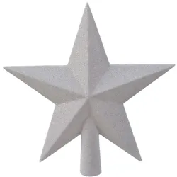 Decoris Weißer Stern für Weihnachtsbaum 19X4,2X19Cm