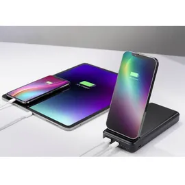 VOLTCRAFT VC-WPB-20000 Wireless Powerbank 20000 mAh Qi Wireless Charging, USB PD Li-Ion Schwarz Sta