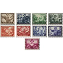 Briefmarken Deutsches Reich - Nothilfe "Richard Wagner", Michel-Nr.: 499-507, postfrisch