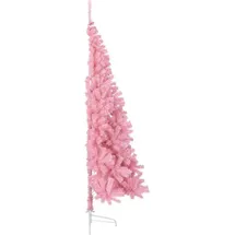 vidaXL Künstlicher Halb-Weihnachtsbaum Rosa 180 cm