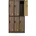 Stahlblech 185 cm x 90 cm x 45 cm Anthrazit-Holzoptik