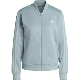 adidas Essentials 3S Track Suit Damen Silber/Grün M